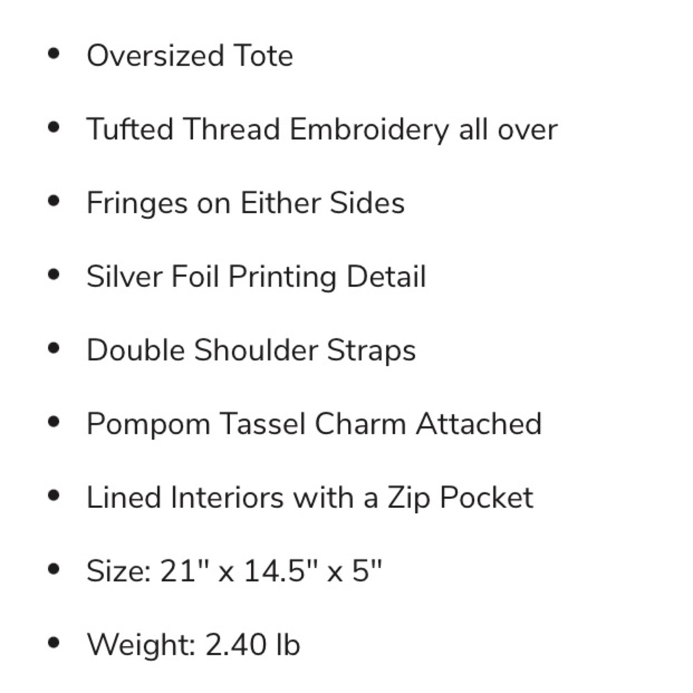 Oversized Woven Tote - Picture 14 of 14